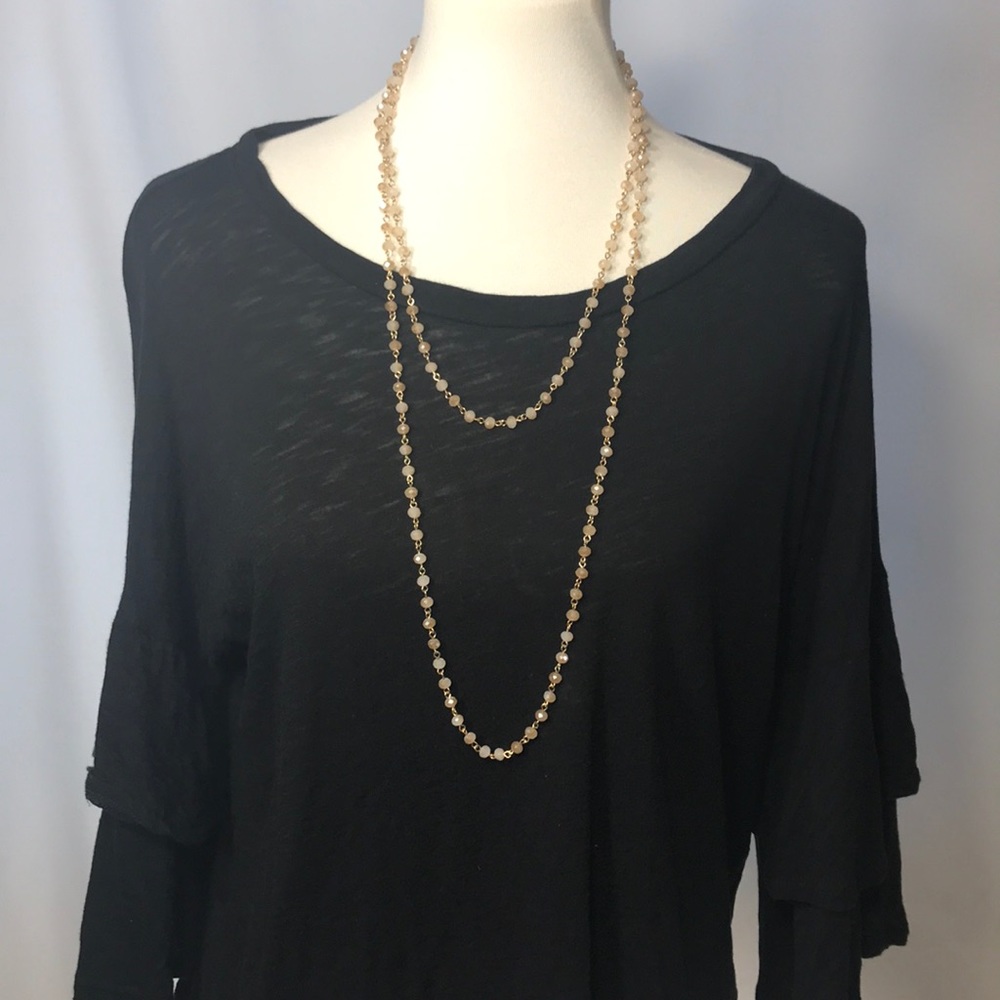 Neutral Blush Pink Necklace